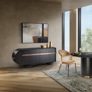 Comoda design LUX cu 4 usi Luca