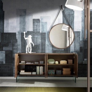 Comoda eleganta design deosebit Aurore AC-MI1319A-NOGAL - Img 9