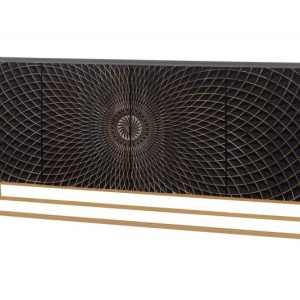 Comoda moderna cu model abstract mandala Illusion 177cm - Img 3