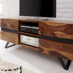 Comoda TV design industrial vintage Amazonas 160cm Sheesham - Img 4