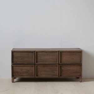 Comoda TV design vintage Sabine, natur SX-121403