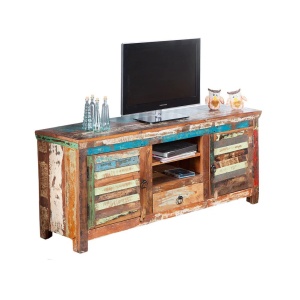 Comoda TV design vintage, shabby chic Jakarta 150cm A-21740 VC