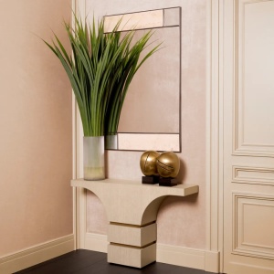 Consola design LUX, Furnir Stejar albit, Thaddeus - Img 3