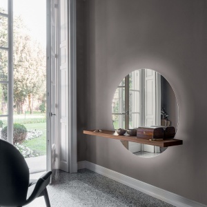 Consola suspendata cu oglinda design LUX Sunset - Img 2