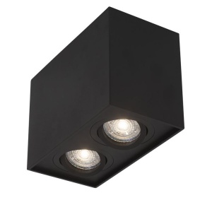 Corp aplicat cu 2 spoturi directionabile RENDE negru NVL-820603 - Img 1