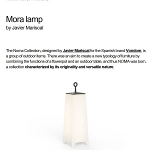 CORP DE ILUMINAT LED DECORATIV MORA LAMP II 196158 universul-luminii.ro