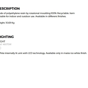 CORP DE ILUMINAT LED DECORATIV THE SECOND LIGHT 75cm 91328 universul-luminii.ro