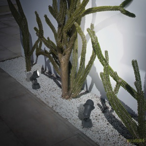 Corp iluminat exterior cu tarus IP65 TERRA PT1 SMALL NERO 046211 47308 universul-luminii.ro