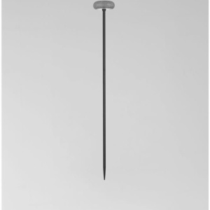 Corp iluminat exterior decorativ cu tarus CAMI H-80cm, ciment negru - Img 7
