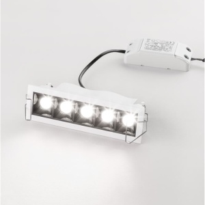 Corp incastrabil tavan fals cu 5 spoturi LED SWAN alb/ negru NVL-9232126 189798 universul-luminii.ro