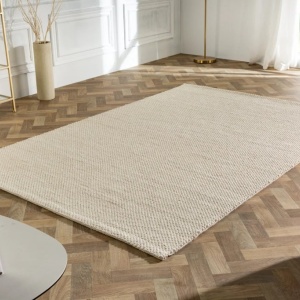 Covor WOOL 240x160cm bej din lana - Img 6