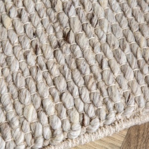 Covor WOOL XXL 350x240cm gri argintiu din lana - Img 5