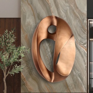 Decoratiune de perete Zio 81x119cm, bronz inchis