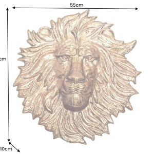 Decoratiune perete WILDLIFE LOWE 60cm auriu A-43953 VC - Img 6