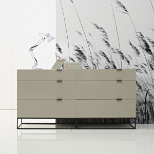 Dulapior cu 3 sertare design modern Chiara AC-CP1406-C - Img 5