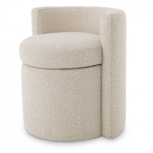 Fotoliu design LUX Arcadia, boucle crem 115224 HZ