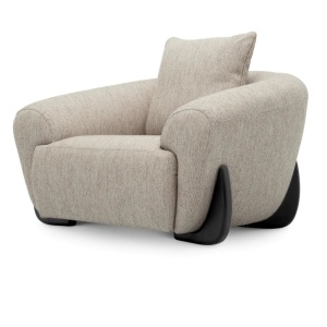 Fotoliu design LUX Siderno, Splendor light grey