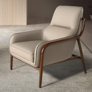 Fotoliu LUX design italian, Piele Naturala, Mink - Img 6