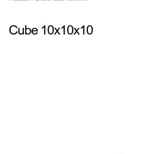 Ghiveci plante design decorativ modern interior / exterior CUBE mini 10x10x10cm - Img 3