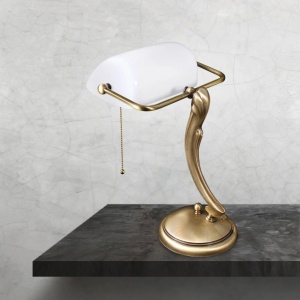 Lampa de birou din alama design clasic Banker - Img 2