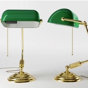 Lampa de birou din alama design clasic Banker - Img 12