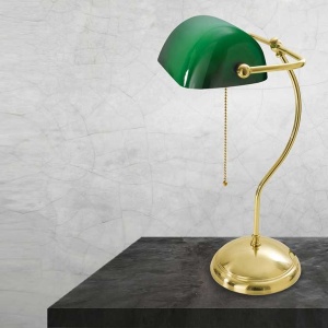 Lampa de birou din alama design clasic Banker - Img 4
