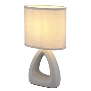 Lampa de masa ceramica gri TRIANGLE
