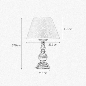 Lampa de masa clasic elegant din alama masiva Flemish - Img 4