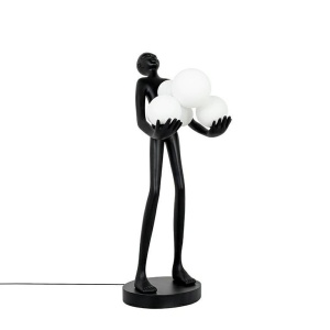 Lampa de masa decorativa cu design original Woman Premium negru