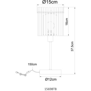 Lampa de masa design decorativ GORLEY - Img 10