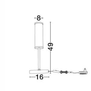 Lampa de masa LED design decorativ NOLIA - Img 3
