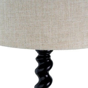 Lampa de masa LUX, Lemn, Tesatura, Negru, Massimo, 119672 HZ 246418 universul-luminii.ro