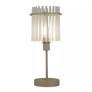 Lampa de masa metal sand, tije din sticla Swizzle - Img 4