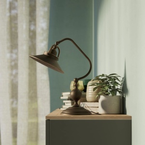 Lampa de masa stil industrial din alama personalizabila Alice - Img 4