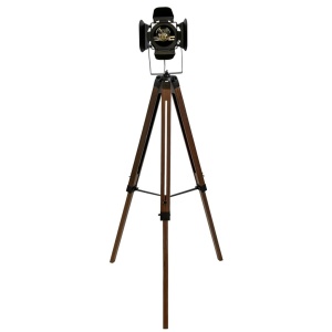 Lampa de podea cu trepied design industrial Cinema - Img 5