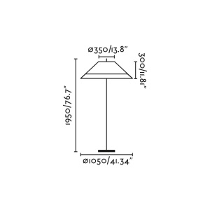 Lampa de podea iluminat exterior decorativ SAIGON 195/C100 gri/bej 217448 universul-luminii.ro