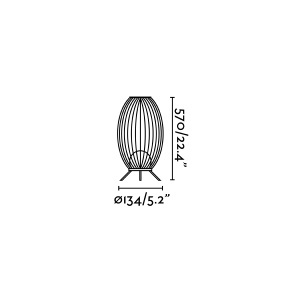 Lampa de podea LED iluminat exterior decorativ IP65 CAGE 189658 universul-luminii.ro