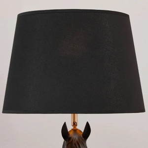 Lampa decorativa, Cal, Negru, BLACK BEAUTY 75cm 243248 universul-luminii.ro