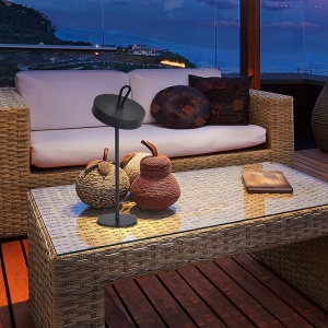 Lampa LED portabila iluminat decorativ IP54 JIGRA neagra 142788 universul-luminii.ro