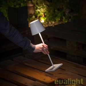 Lampa LED portabila iluminat exterior stil clasic TOC neagra 70776 61518 universul-luminii.ro