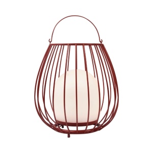 Lampa LED portabila pentru exterior solara cu baterii Jim To-Go rosu