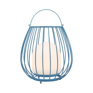 Lampa LED portabila pentru exterior solara cu baterii Jim To-Go albastru 115278 universul-luminii.ro