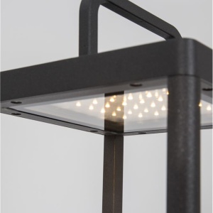 Lampa LED solara portabila pentru iluminat exterior IP65 BALI H-36cm 85158 universul-luminii.ro
