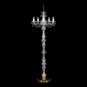Lampadar 5 brate cristal Bohemia S41 006/05/1-A - Img 1