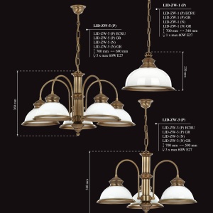 Lampadar design clasic realizat manual Lido - Img 6
