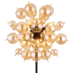 Lampadar design modern UDO 6L negru/chihlimbar - Img 5