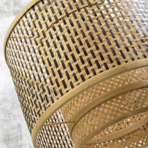Lampadar eco din bambus Bhutan S natur, 40cm 89498 universul-luminii.ro