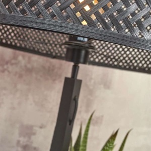 Lampadar eco din bambus cu polita Java bl/50x22, bl 181268 universul-luminii.ro