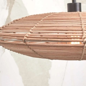 Lampadar eco din bambus cu ratan Tanami S nat/disc, nat 213578 universul-luminii.ro