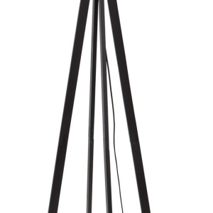 Lampadar eco din bambus Java 4-legs bl/50x22, negru/ natur 231968 universul-luminii.ro